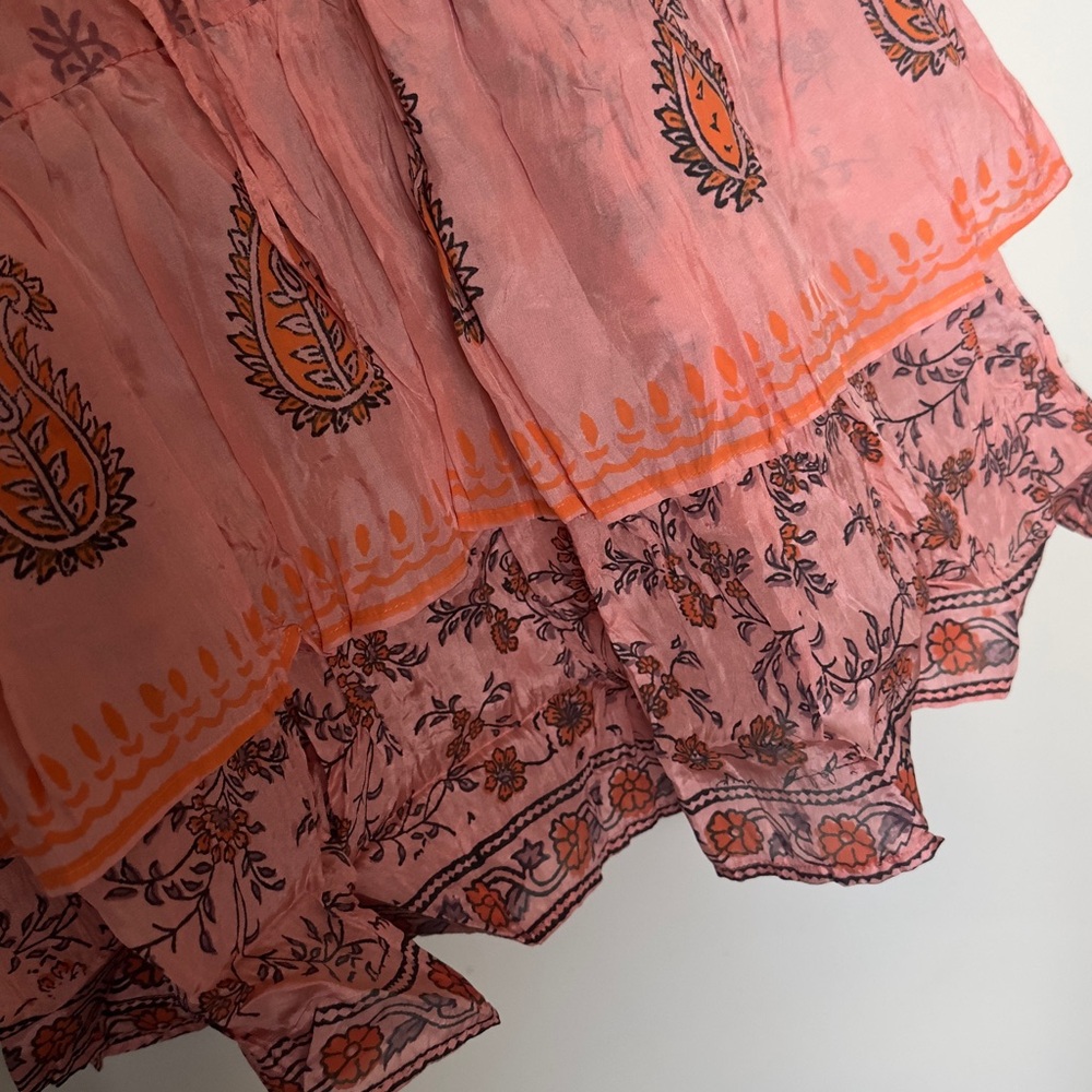 CHAUDRY by RAGA silk dress size M. made in INDIA - Picture 5 of 6